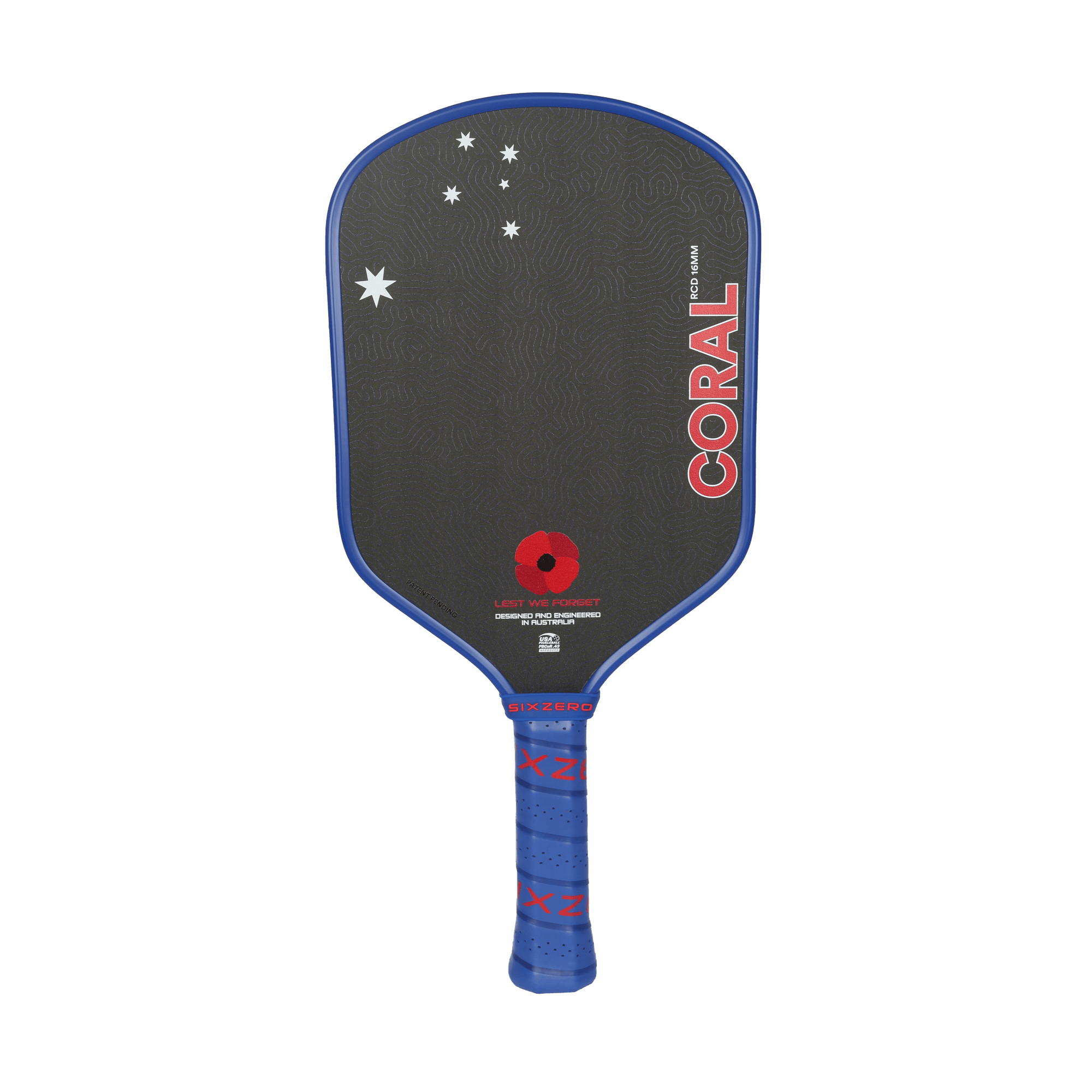 Australian Limited Edition Pickleball Paddle | Coral Hybrid 16mm