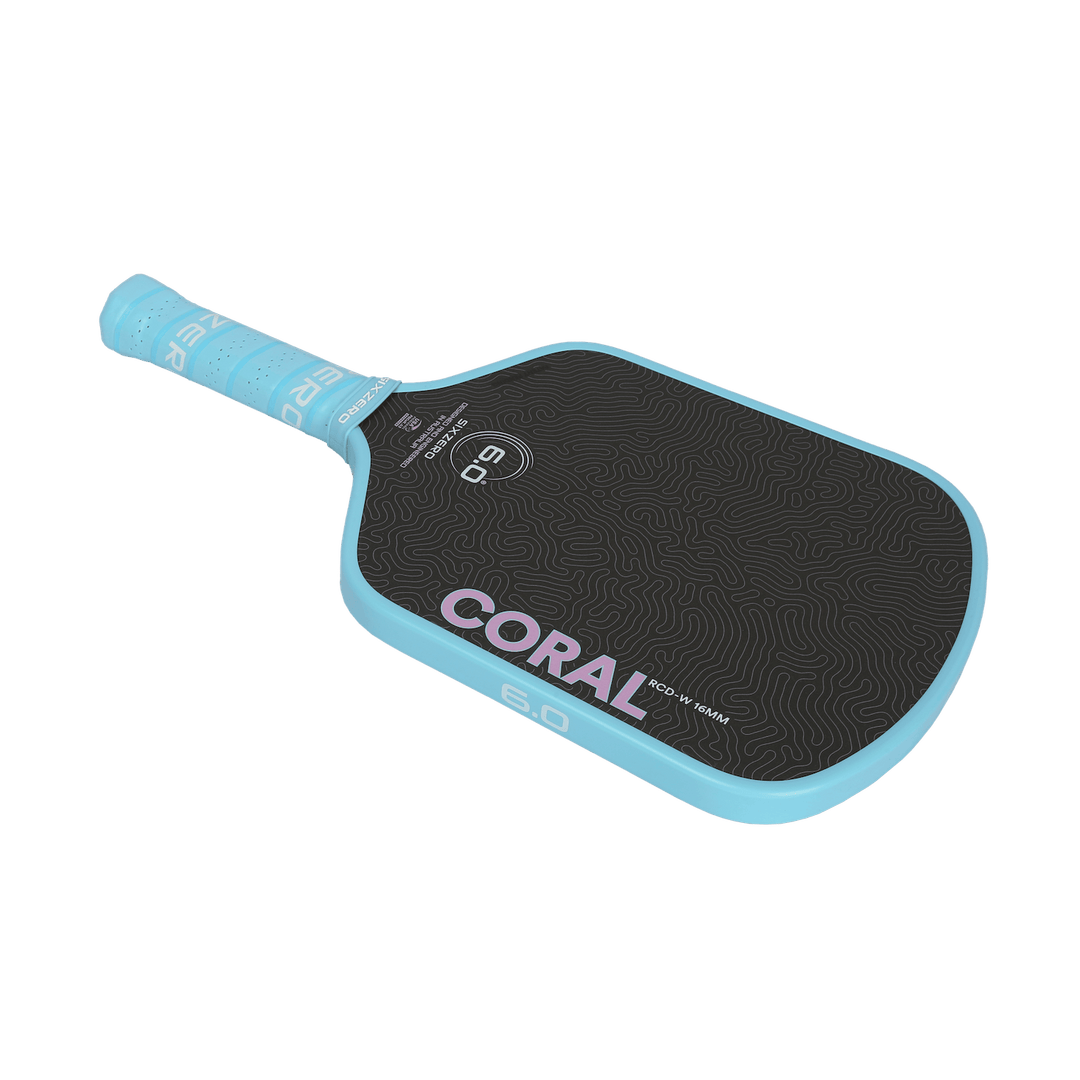 Lightweight Pickleball Paddle | Coral Lightweight by Six Zero Lightweight Pickleball Paddle | Coral Lightweight by Six Zero