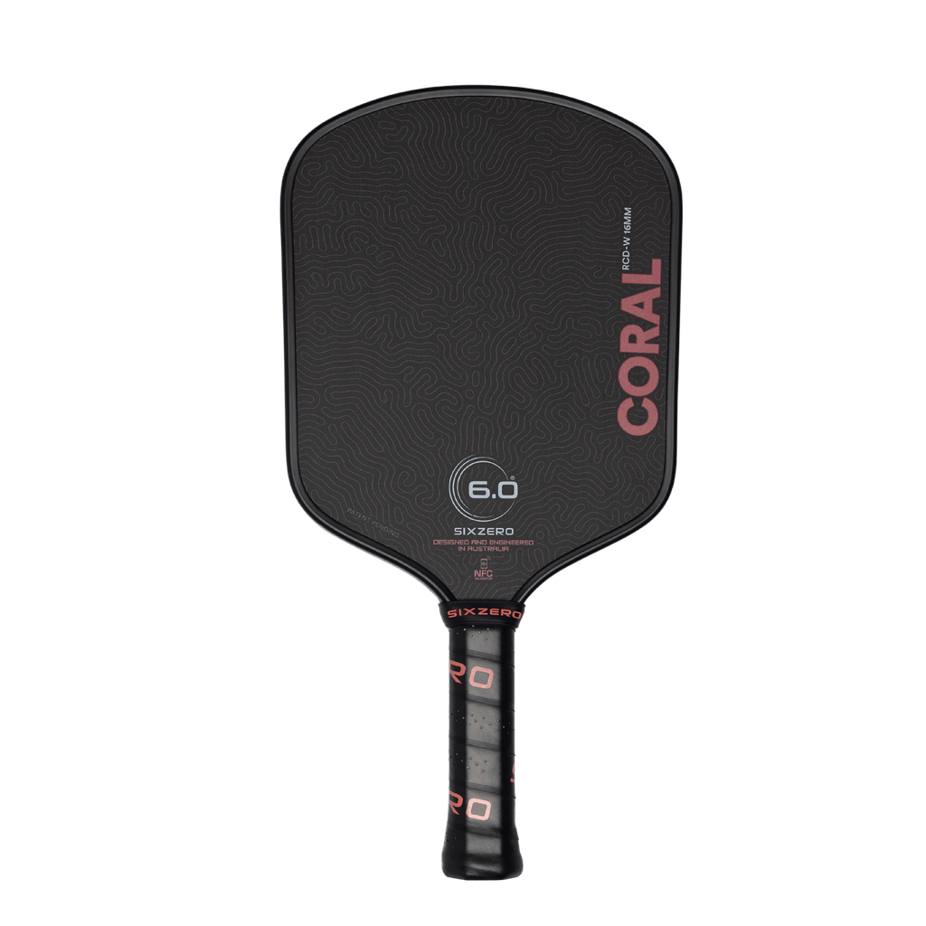 Six Zero Coral Pickleball Paddle | Next Gem™ Control & Power Six Zero Coral Pickleball Paddle | Next Gem™ Control & Power