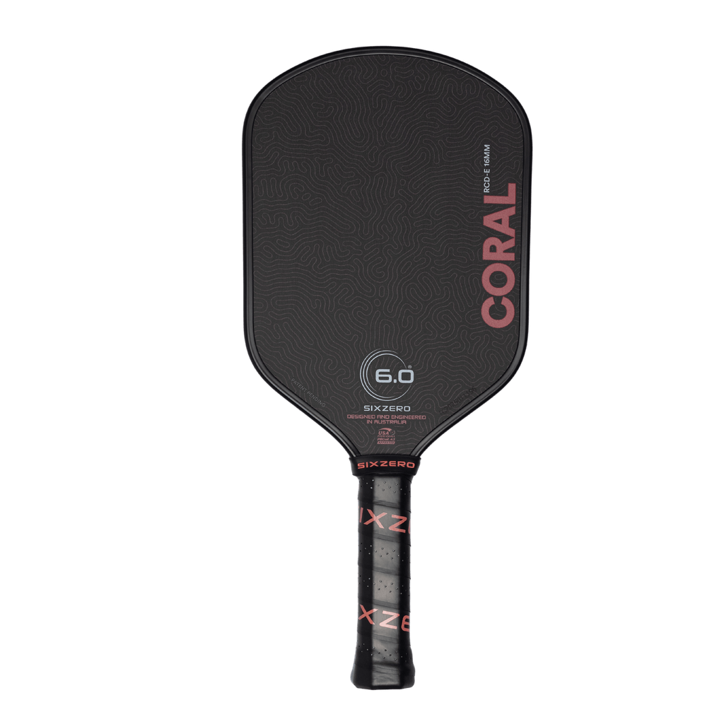 Six Zero Coral Pickleball Paddle | Next Gem™ Control & Power Six Zero Coral Pickleball Paddle | Next Gem™ Control & Power