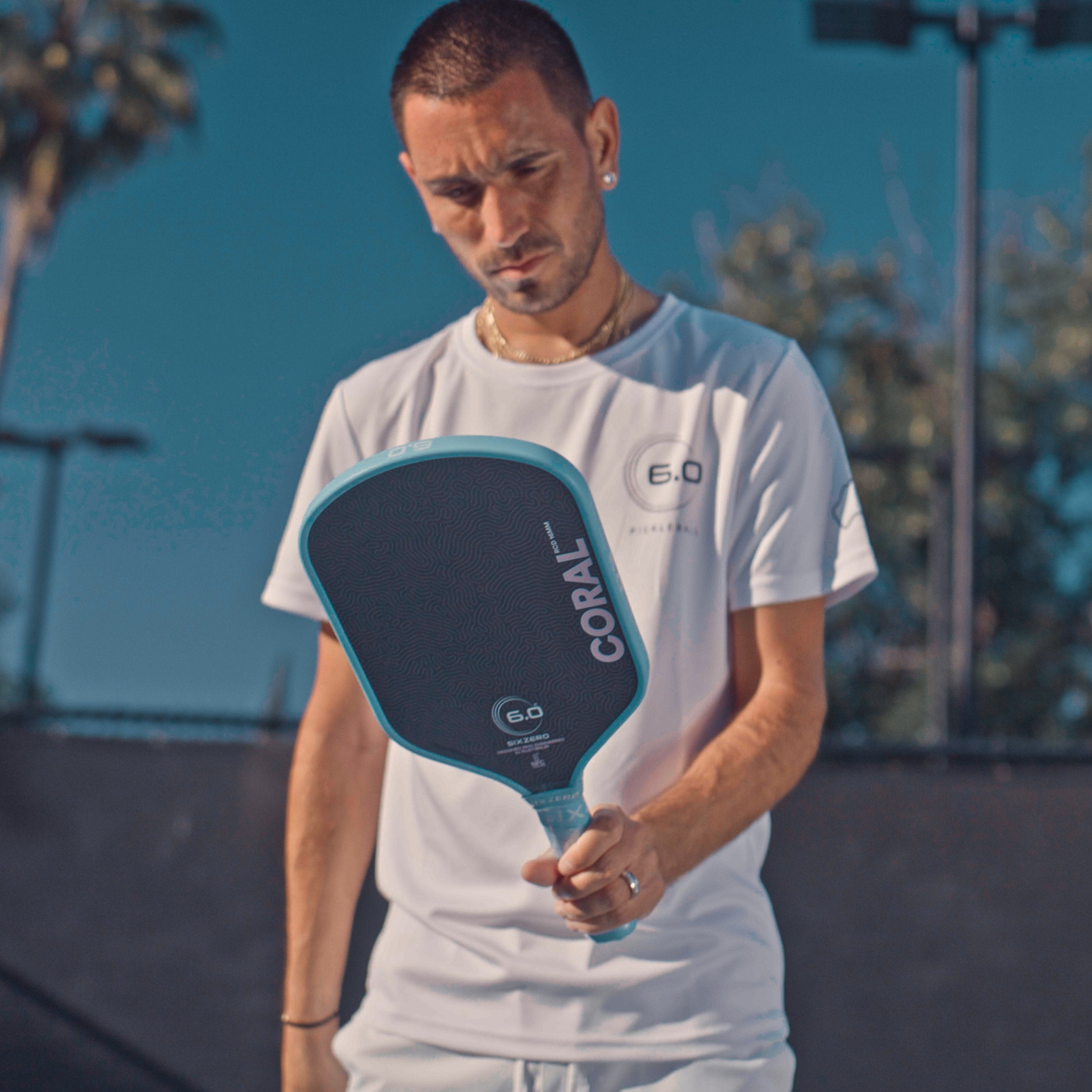 Lightweight Pickleball Paddle | Coral Lightweight by Six Zero