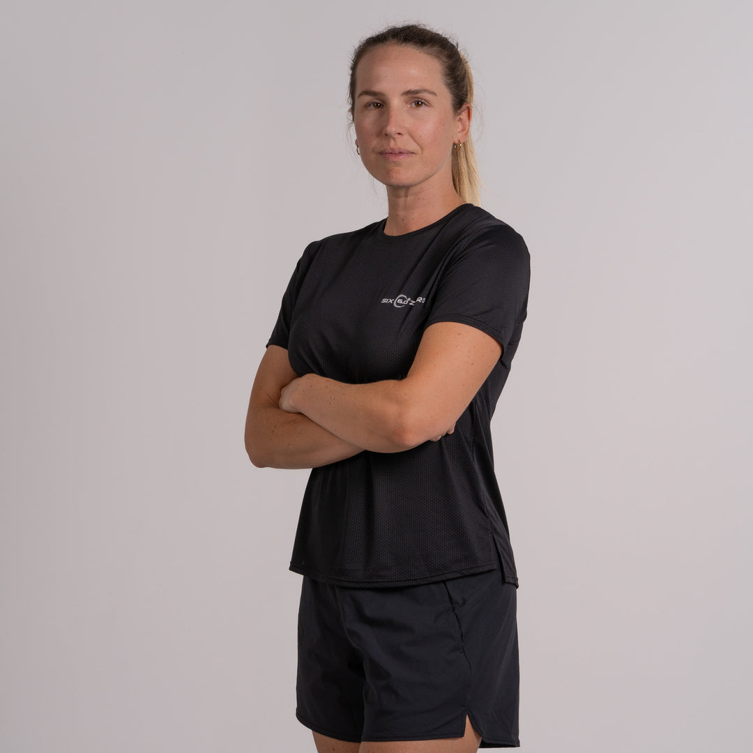 Womens Performance Active Tee Hazy