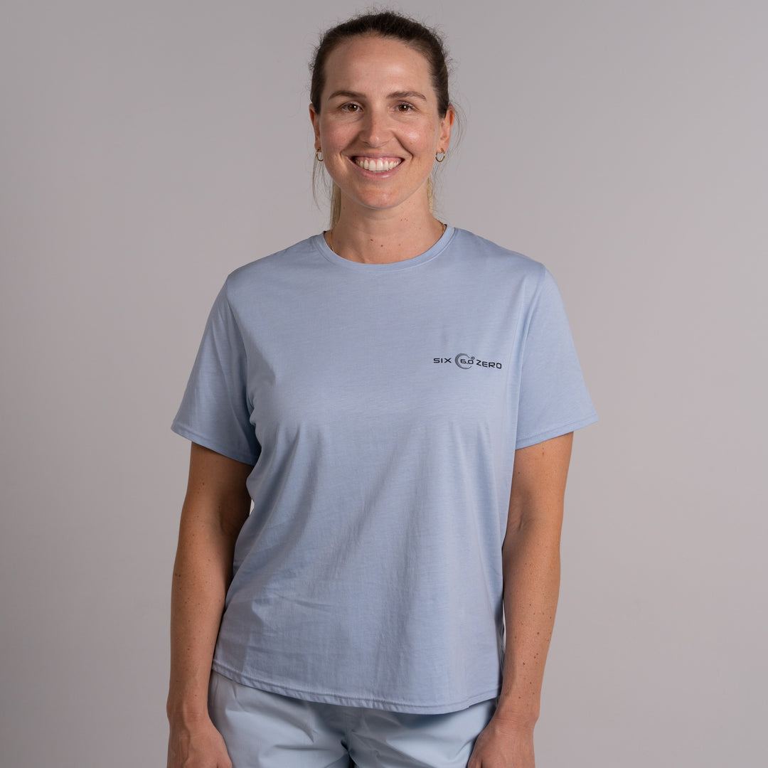 Womens Basic Short Sleeve Cotton Tee