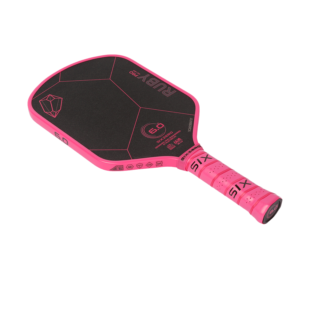Ruby Pro 14mm Pickleball Paddle | Six Zero Next Gem™ Power Ruby Pro 14mm Pickleball Paddle | Six Zero Next Gem™ Power