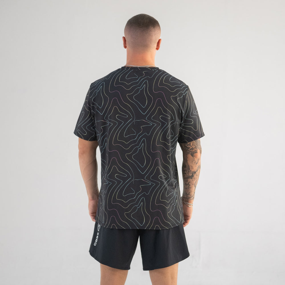 Mens Performance Active Tee Air Mesh Opal