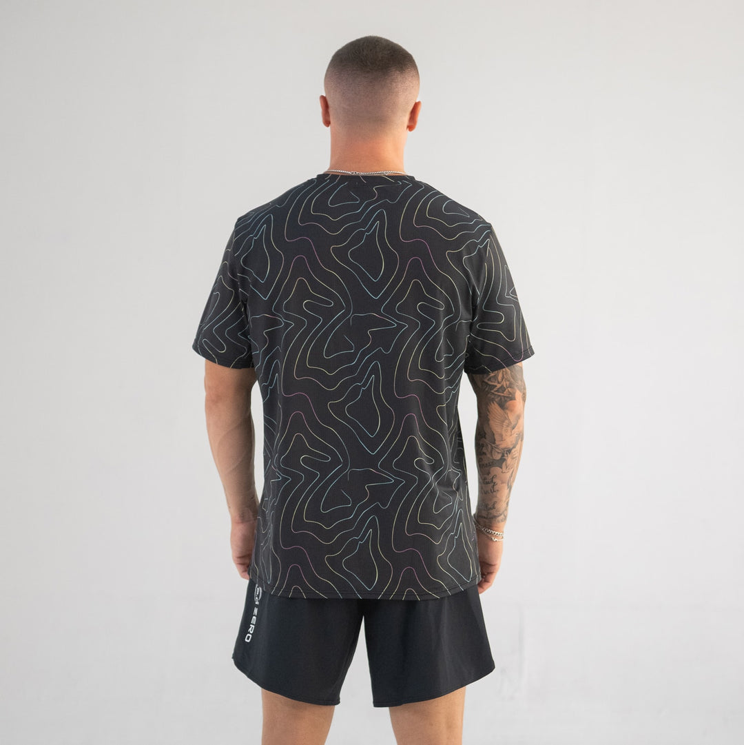 Mens Performance Active Tee Air Mesh Opal