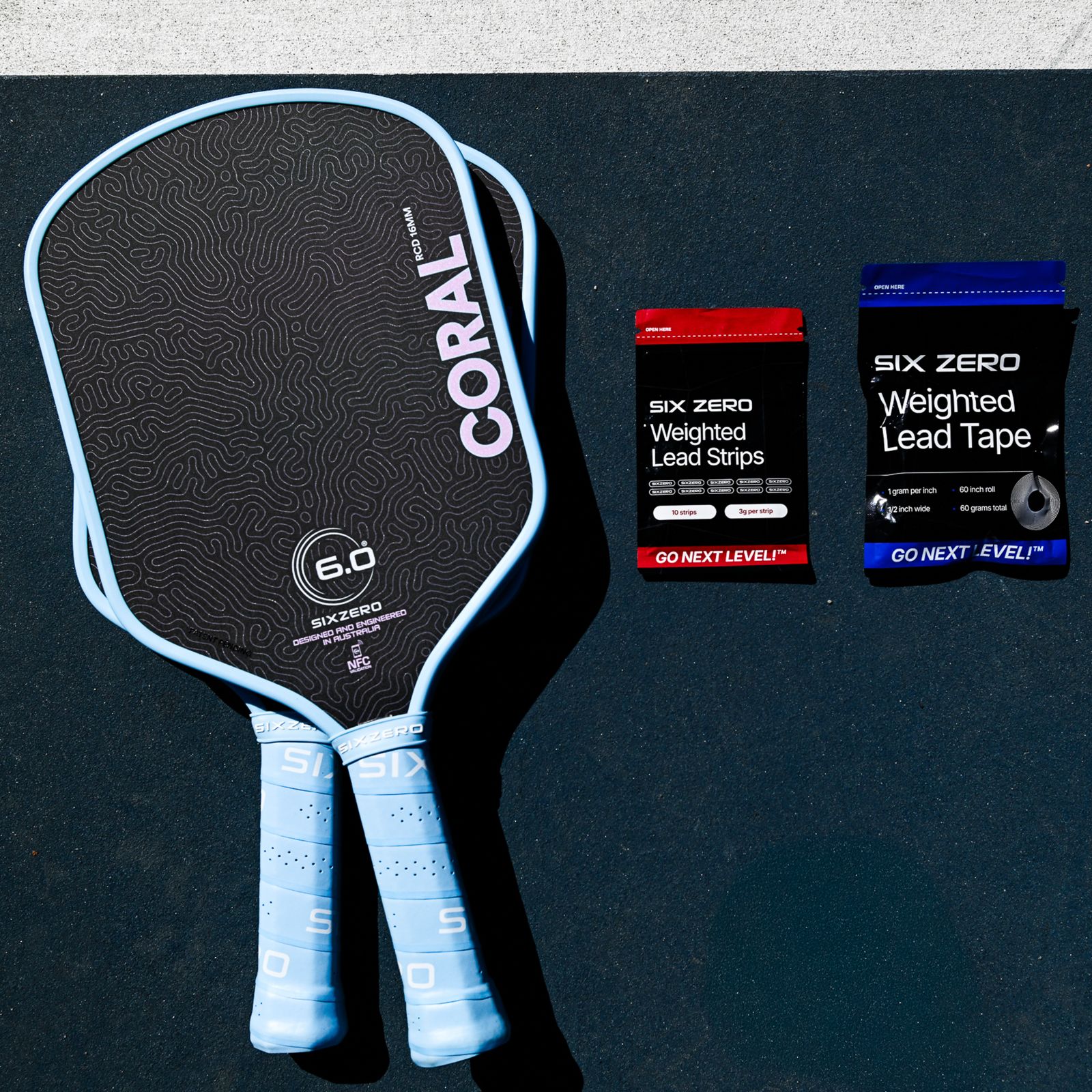 ペーパーウェイト Pickleball Lead Strips | Paddle Weight Strips | Six Zero